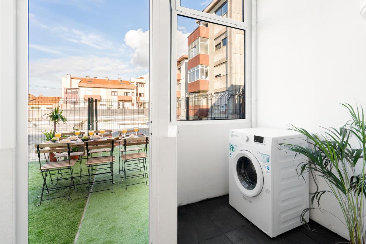 Host Wise - Spacious Fresh Flat W Terrace - Near Sea 埃斯平霍 外观 照片
